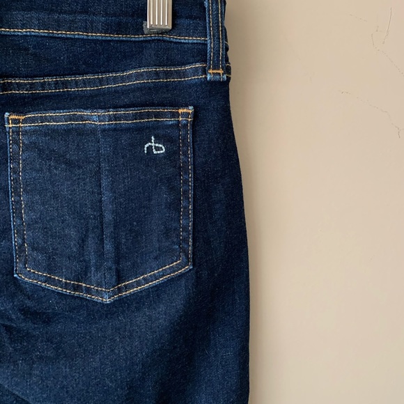 Rag & Bone Very Flattering Dark Navy / Heritage Skinny Jeans - size 26 - Picture 6 of 11